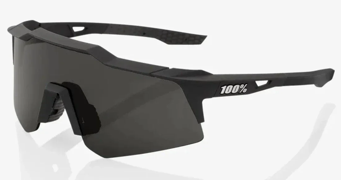 100% SPEEDCRAFT XS Soft Tact Black - Smoke Multilayer Mirror Lens