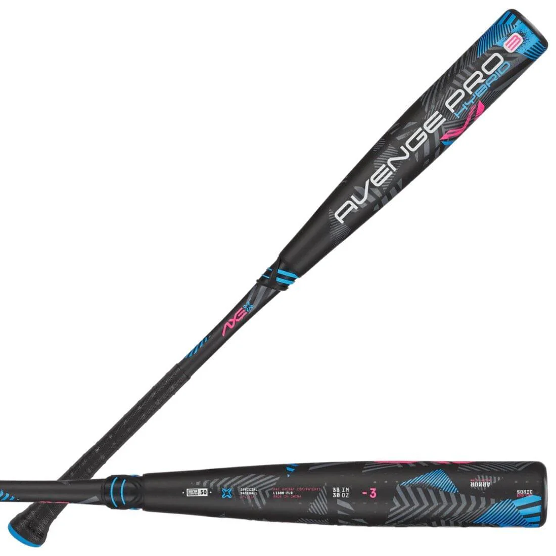 2024 Axe Avenge Pro Hybrid FLARED (-3) BBCOR Baseball Bat: L130M-FLR - Image 2