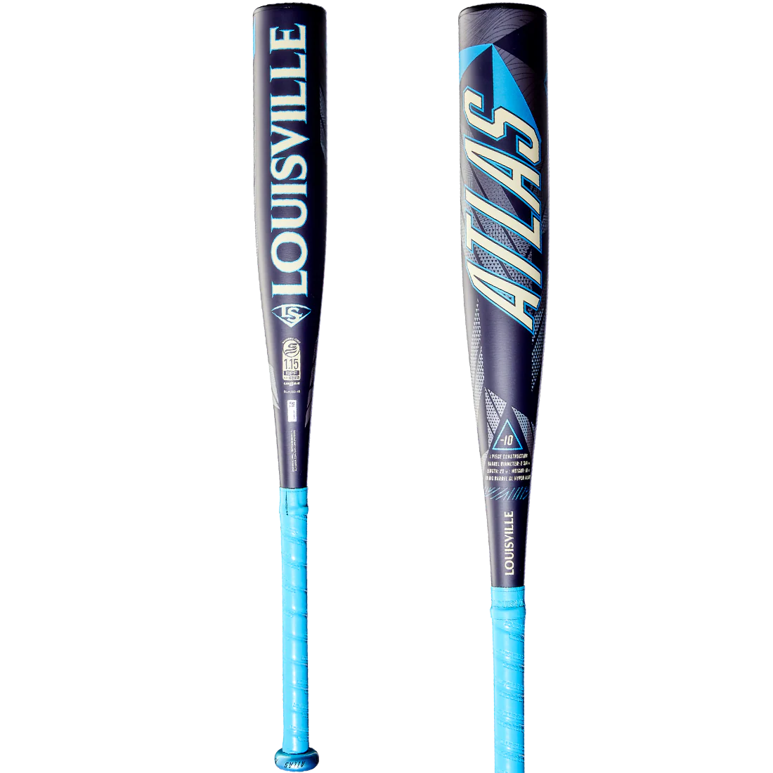 2026 Louisville Slugger Atlas (-10) USSSA Junior Big Barrel Baseball Bat: WBL4124010