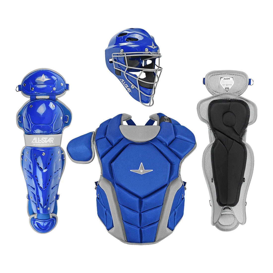 All Star Top Star Series (Ages 9-12) Catcher's Kit NOCSAE Approved: CKCC-TS-912 - Image 4
