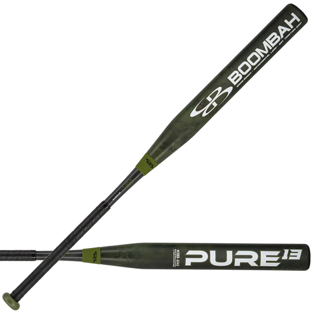 Boombah Pure Green Boom 13" Endloaded Slowpitch Softball Bat: M2B0-6145 - Image 2