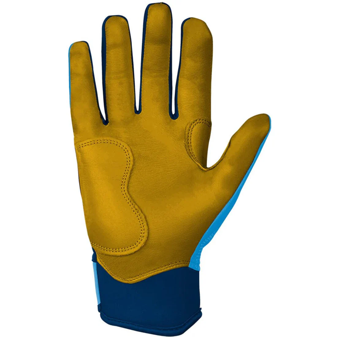Bruce Bolt Bear Series Short Cuff Batting Gloves: Carolina Blue - Image 4