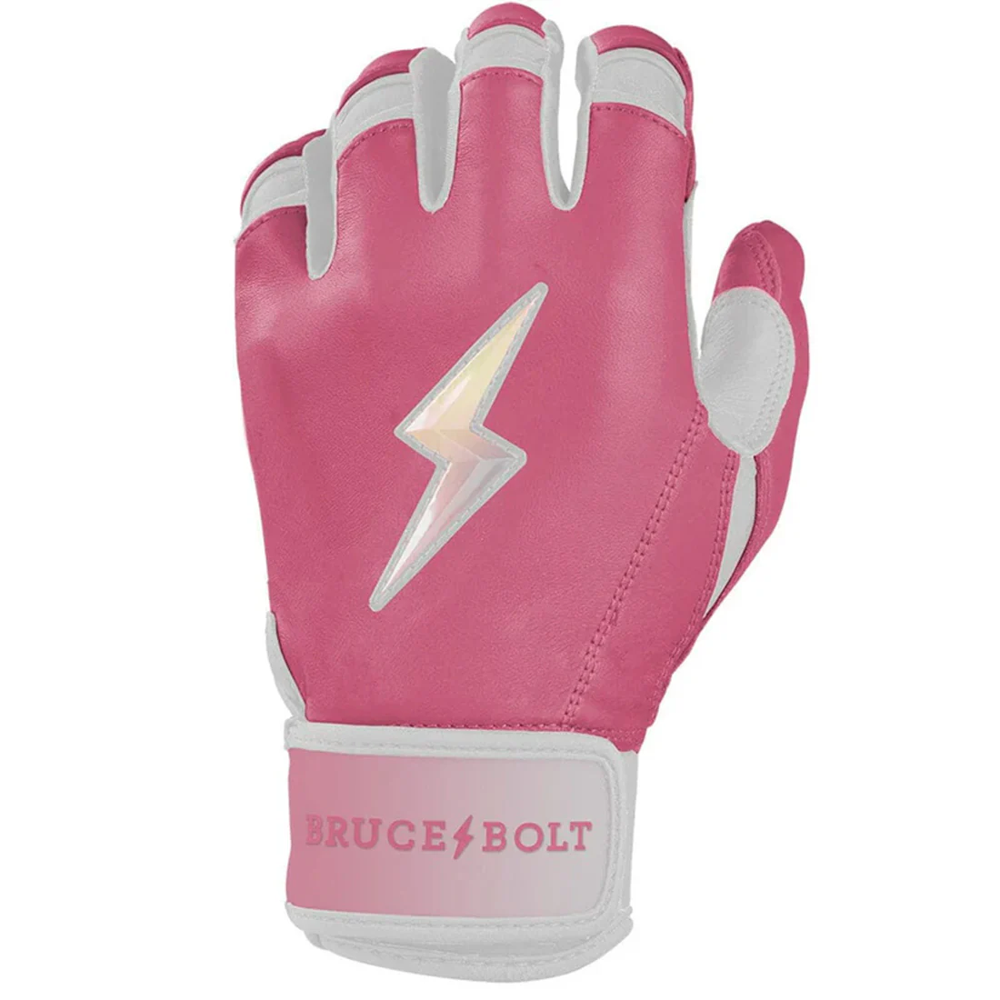 Bruce Bolt Bear Series Short Cuff Batting Gloves: Dusty Pink - Image 2