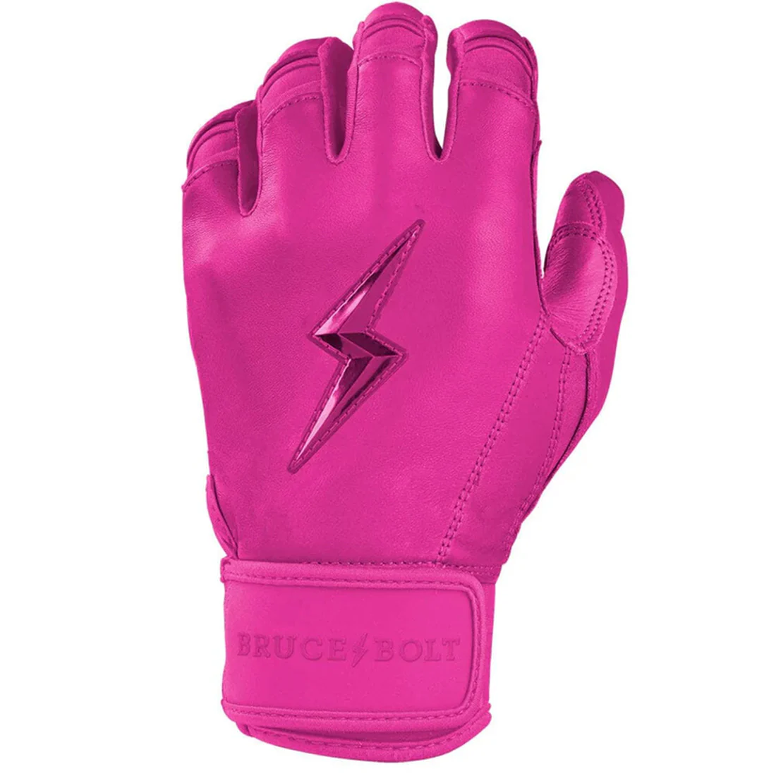 Bruce Bolt Max Clark Signature Series Short Cuff Batting Gloves: Pink - Image 2
