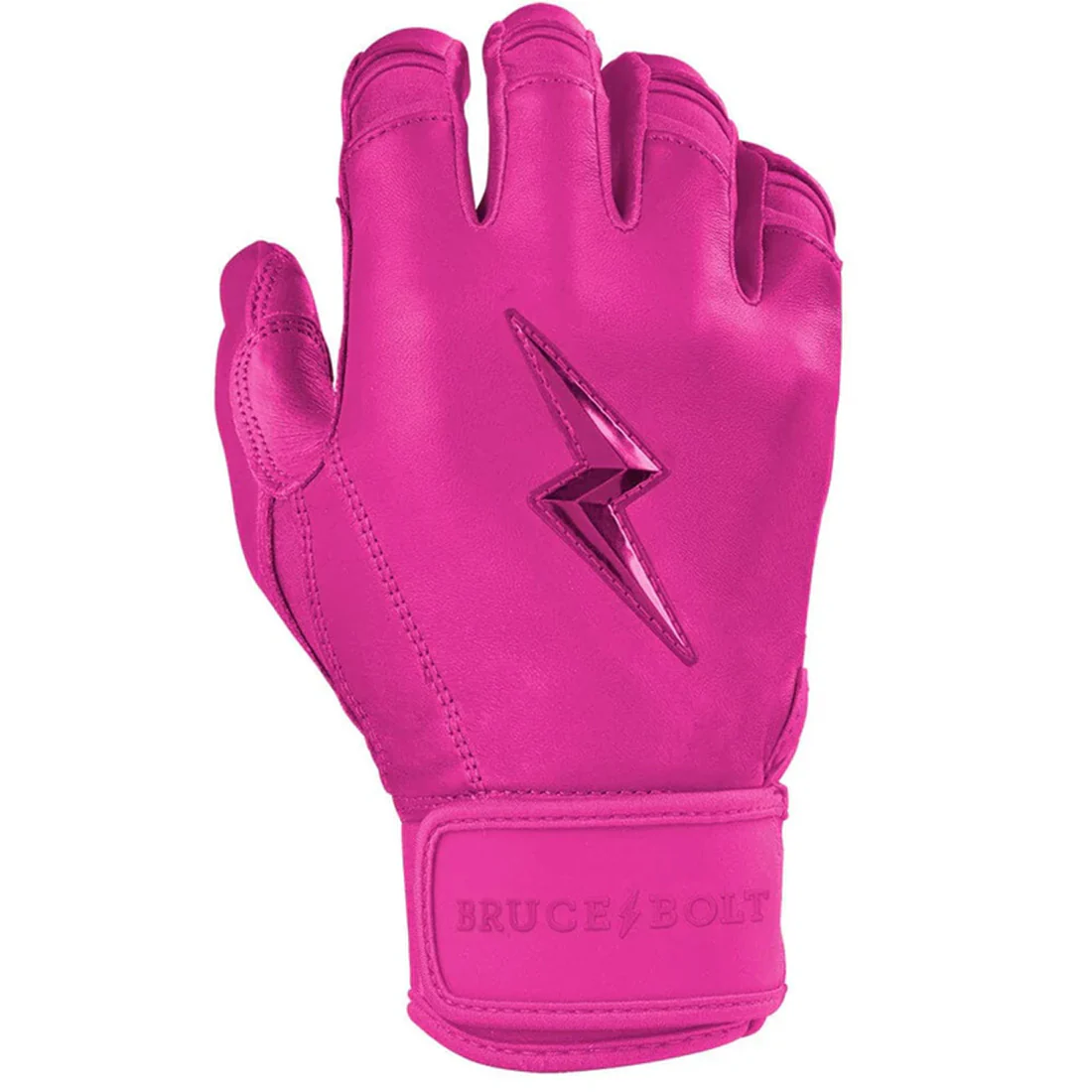 Bruce Bolt Max Clark Signature Series Short Cuff Batting Gloves: Pink - Image 3