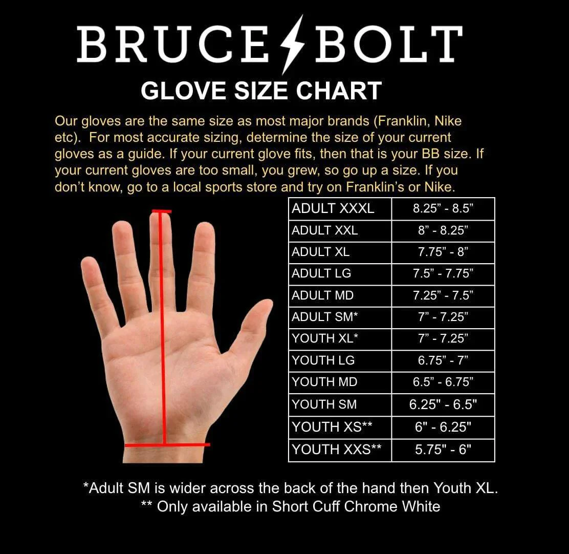 Bruce Bolt PREMIUM PRO BADER Series Long Cuff Batting Gloves: Pink - Image 5