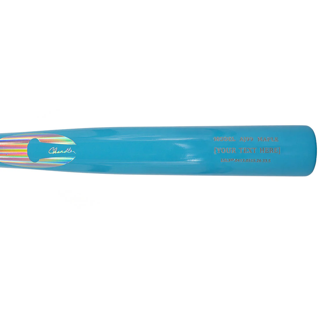 Chandler AJ99XP Customizable Father's Day Exclusive Wood Baseball Bat - Image 3