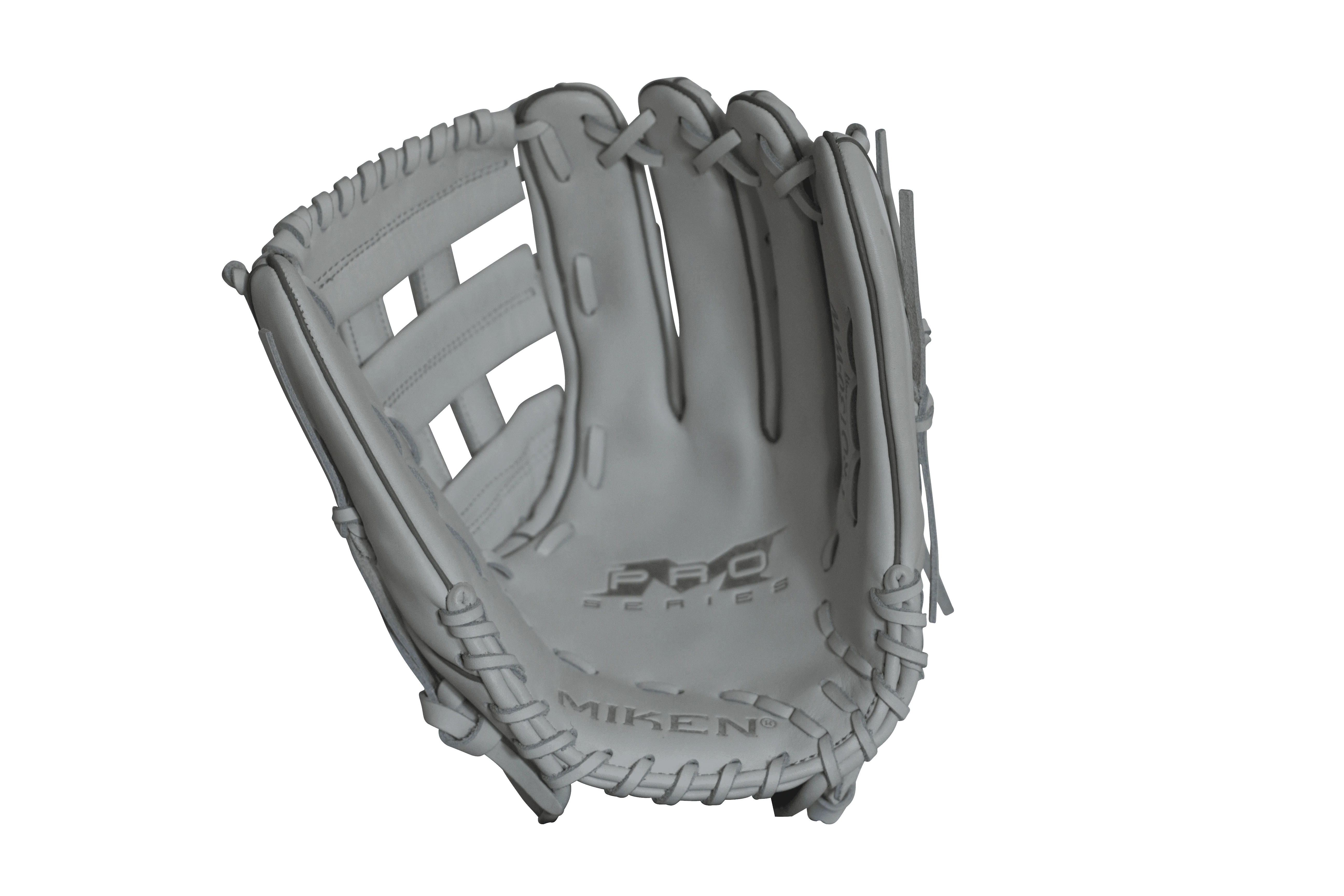 Miken Pro Series 13" Slow Pitch Fielding Glove - White/White: PRO130WW - Image 4